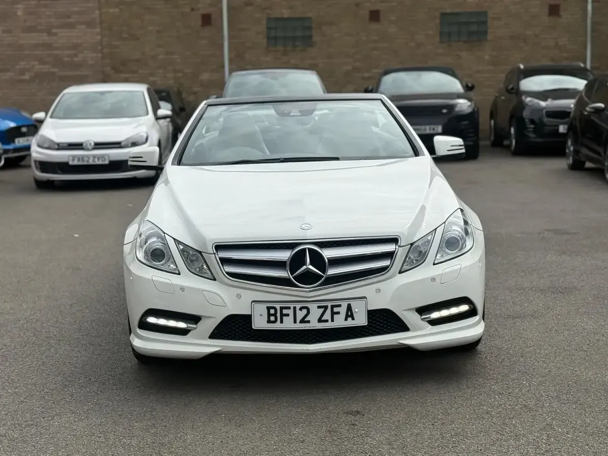 Used Mercedes E200 2012 White Cabriolet