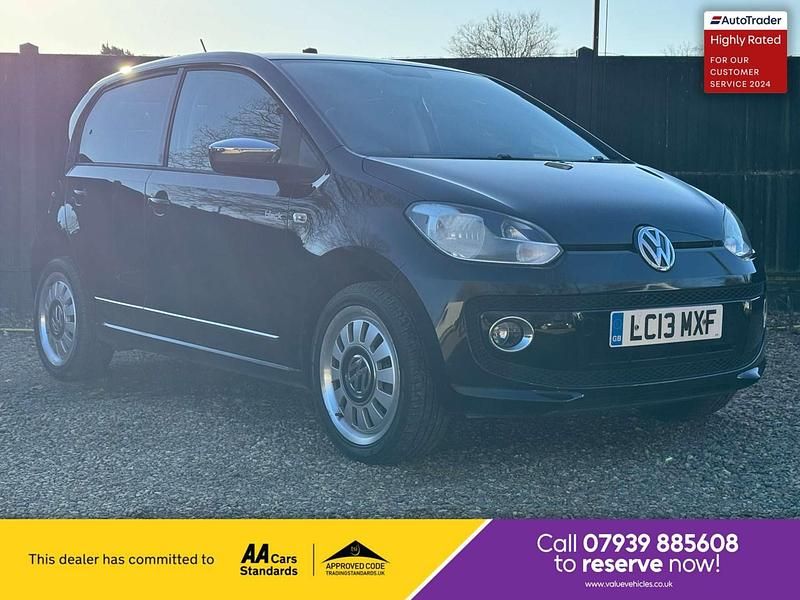 Black Used 2013 VW up! Hatchback | £6,795 (Fair price) - Image 1/4