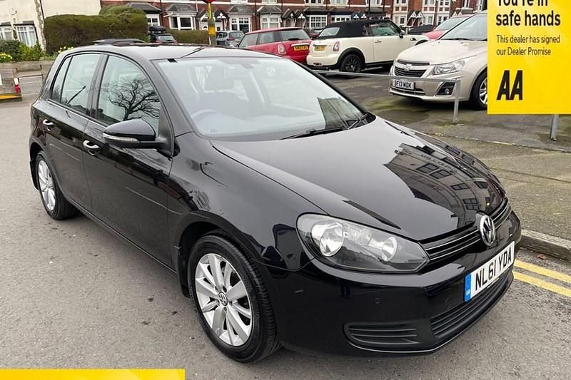 Used VW Golf VI Match 105 HP (77 kW) 2011 Black Hatchback
