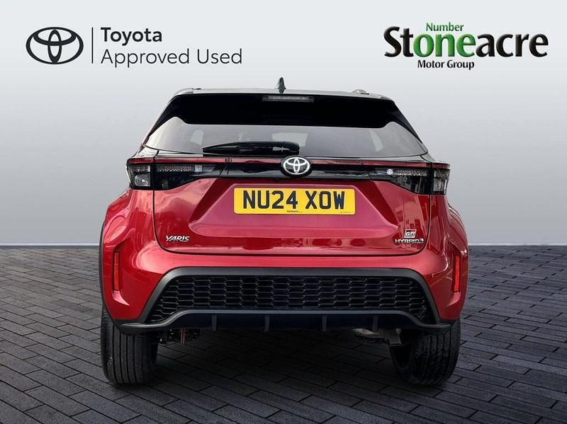 Used Toyota Yaris Hybrid Sport 2024 Red/black Hatchback