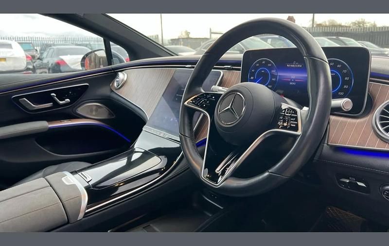 Used Mercedes EQS450+ AMG Line Premium Plus 241 kW (328 HP) 2022 Blue Sedan