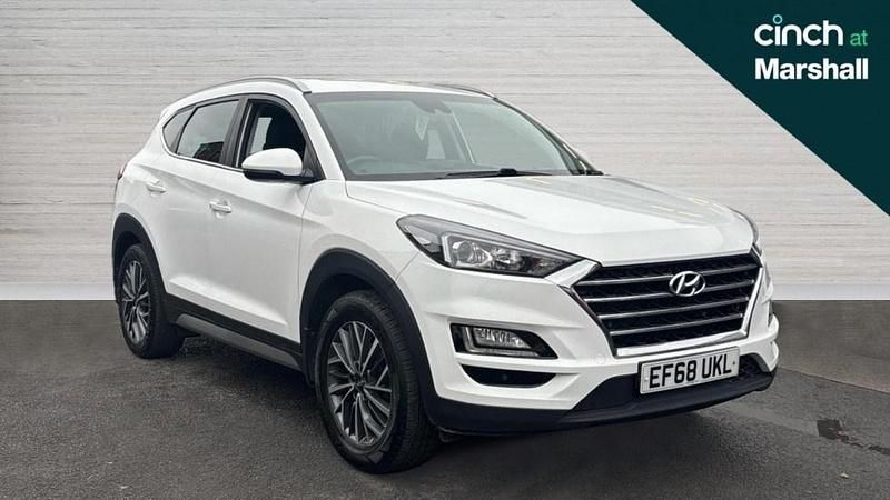 White Used 2019 Hyundai Tucson Premium SUV | £10,161 (Fair price) - Image 1/4