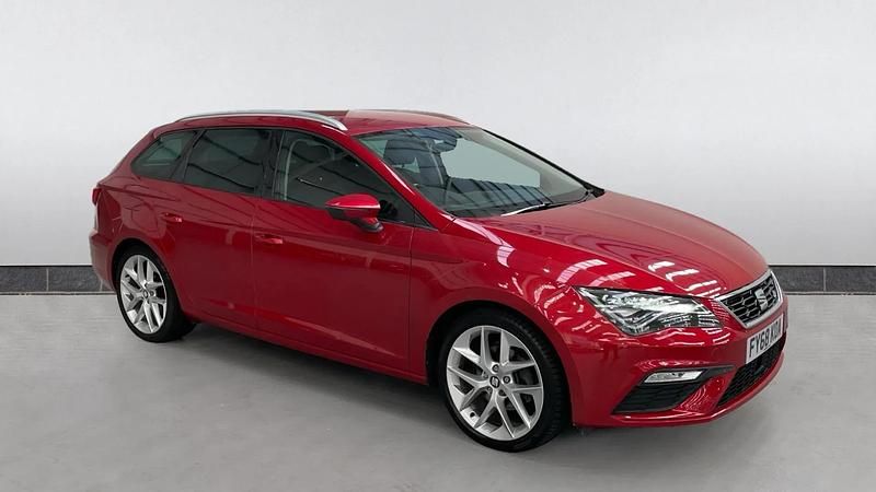 Red Used 2018 Seat Leon FR Estate | £12,148 (Fair price) - Image 1/4
