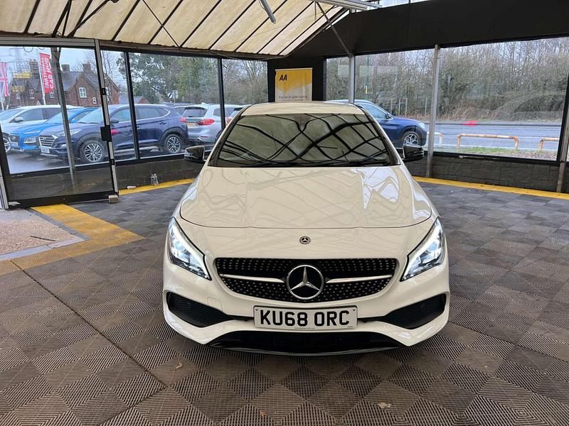 Used Mercedes CLA220 AMG line 2018 White Sedan