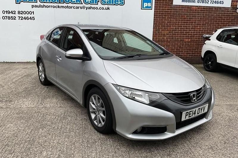 Silver Used 2014 Honda Civic ES Hatchback | £6,110 (Good price) - Image 1/1