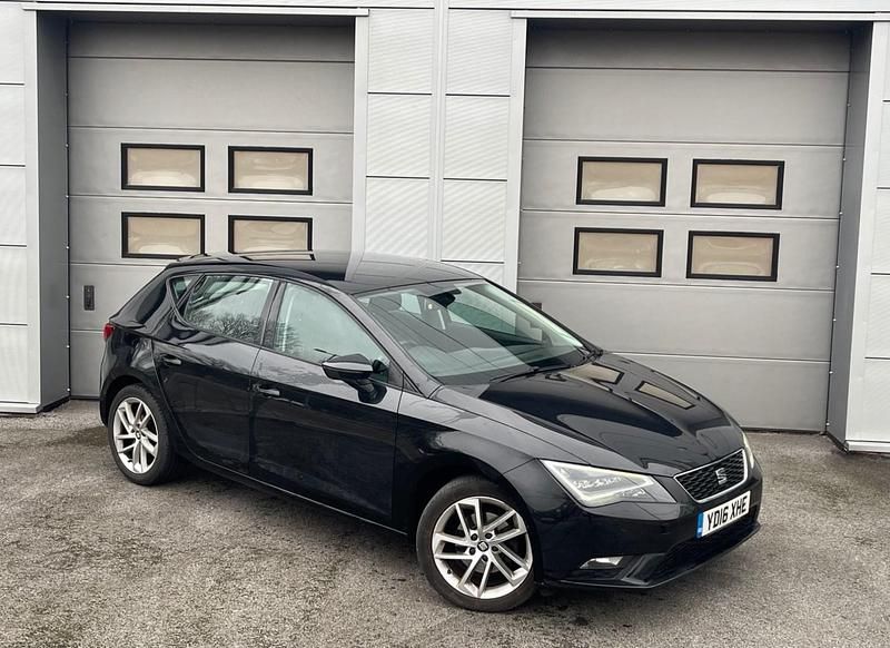 Used Seat Leon SE 125 HP (91 kW) 2016 Black Hatchback