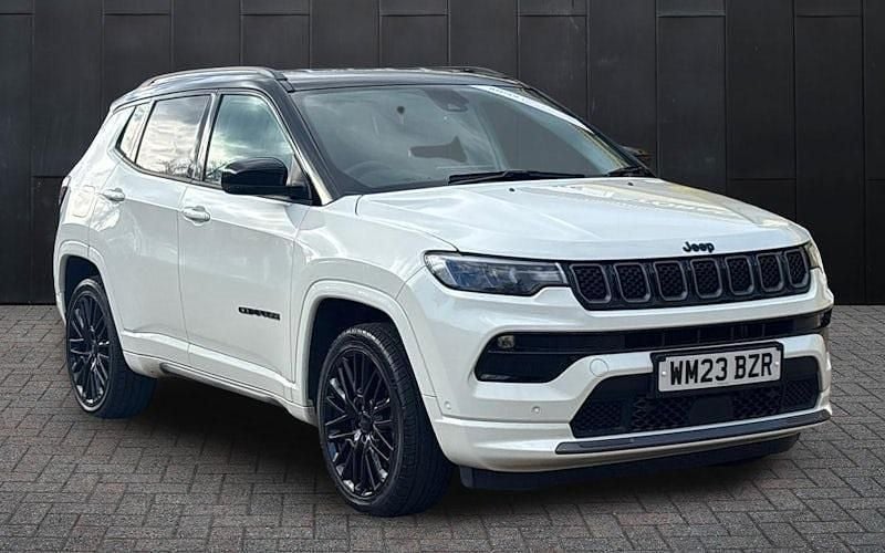 White/black Used 2023 Jeep Compass SUV | £17,491 - Image 1/3