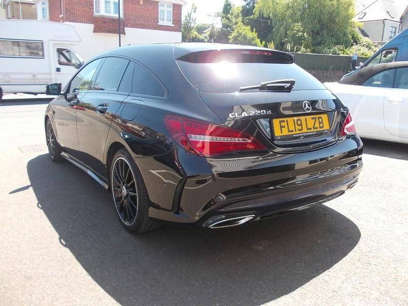 Used Mercedes CLA220 AMG line 170 HP (125 kW) 2019 Black Sedan