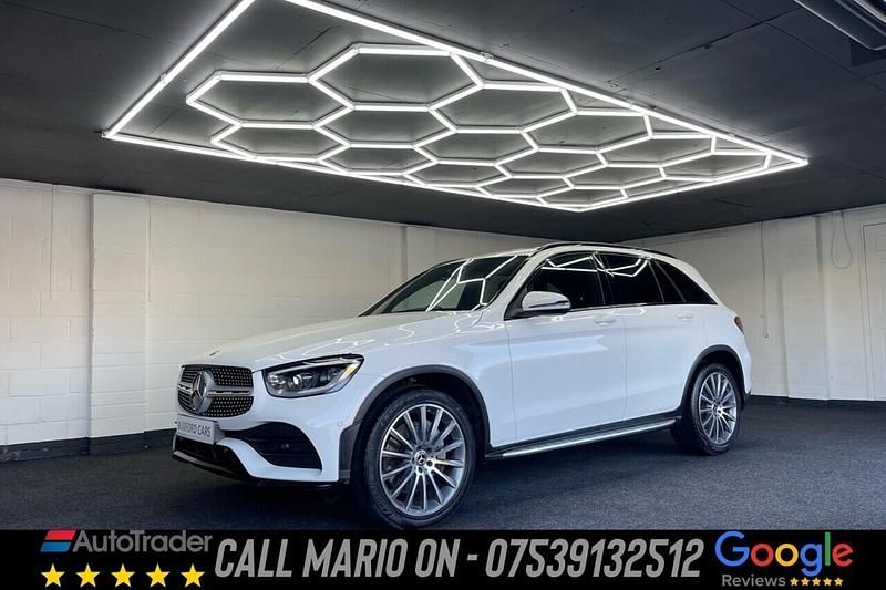 Used Mercedes GLC300 AMG line 245 HP (180 kW) 2019 White SUV