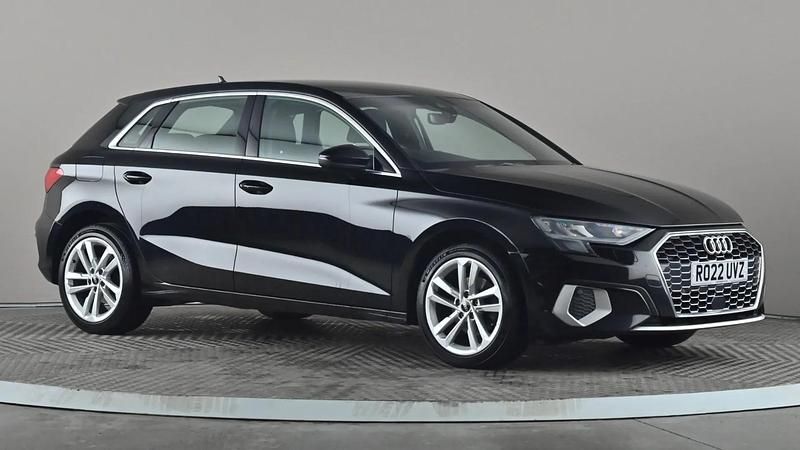 Used Audi A3 Sport 110 HP (80 kW) 2022 Black Sedan