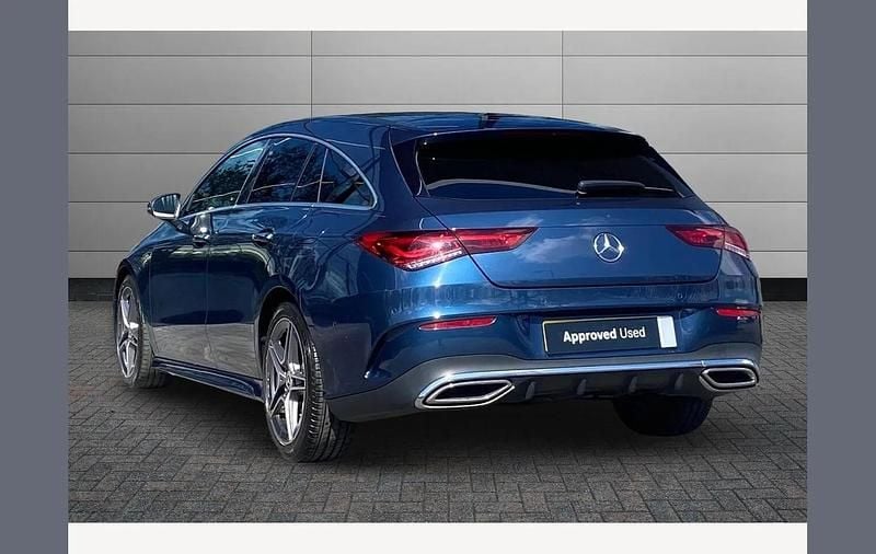Used Mercedes CLA220 Shooting Brake AMG Line Premium 190 HP (139 kW) 2022 Blue Estate