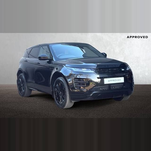 Santorini black New 2025 Land Rover Range Rover evoque SE Dynamic Hatchback | £53,114 - Image 1/3