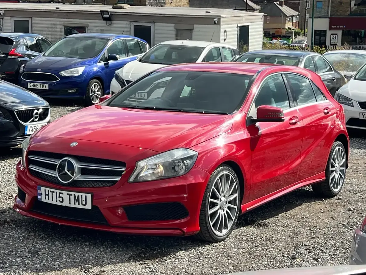Used Mercedes A220 AMG 170 HP (125 kW) 2015 Red Hatchback
