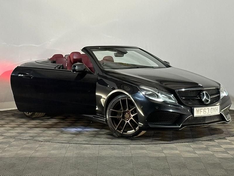 Used Mercedes E220 AMG 170 HP (125 kW) 2013 Black Cabriolet
