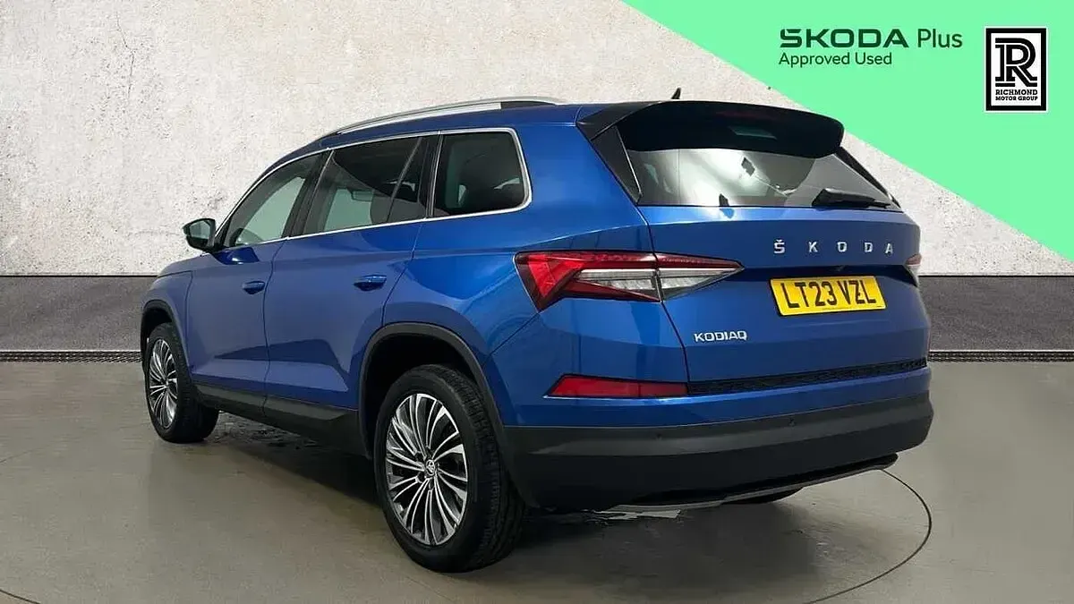 Used Skoda Kodiaq SE L Executive 150 HP (110 kW) 2023 Blue SUV
