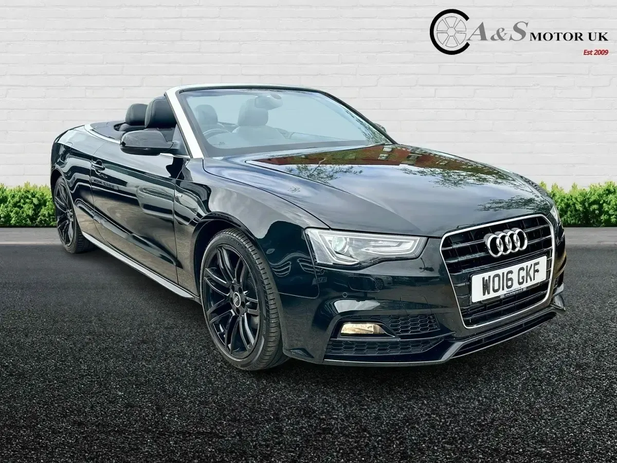 Begagnad Audi A5 Cabriolet S-Line 175 HK (128 kW) 2016 Svart Cab
