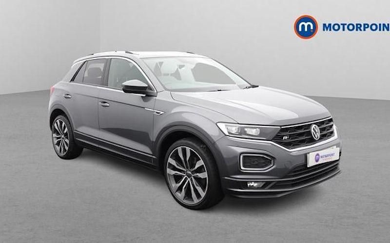 Grey Used 2021 VW T-Roc R-line SUV | £21,299 (Fair price) - Image 1/4
