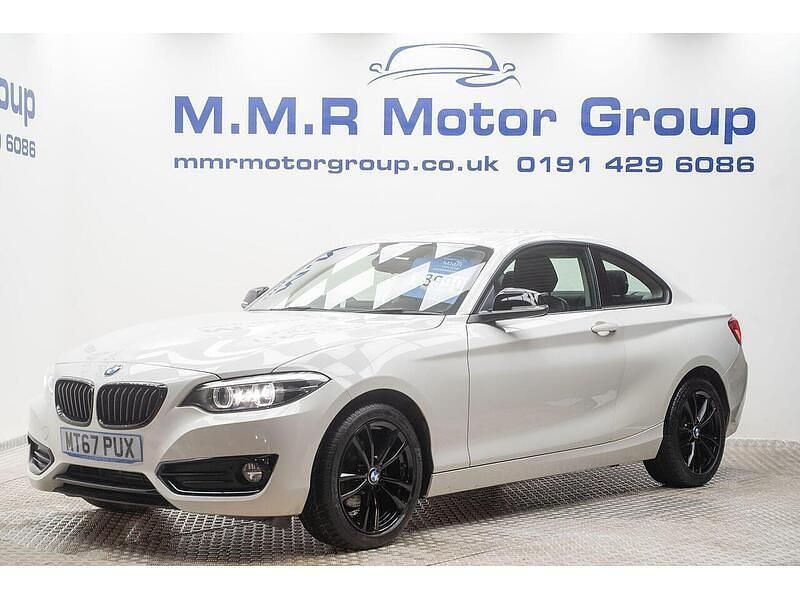 Used BMW 218 Sport Line 2017 White Coupe