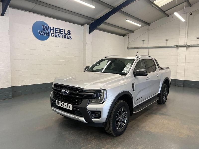 Silver Used 2023 Ford Ranger Wildtrack Pickup | £28,790 (Good price) - Image 1/4
