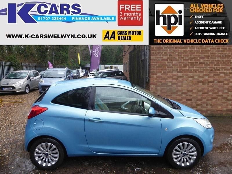 Used Ford Ka Zetec 69 HP (50 kW) 2011 Blue Hatchback
