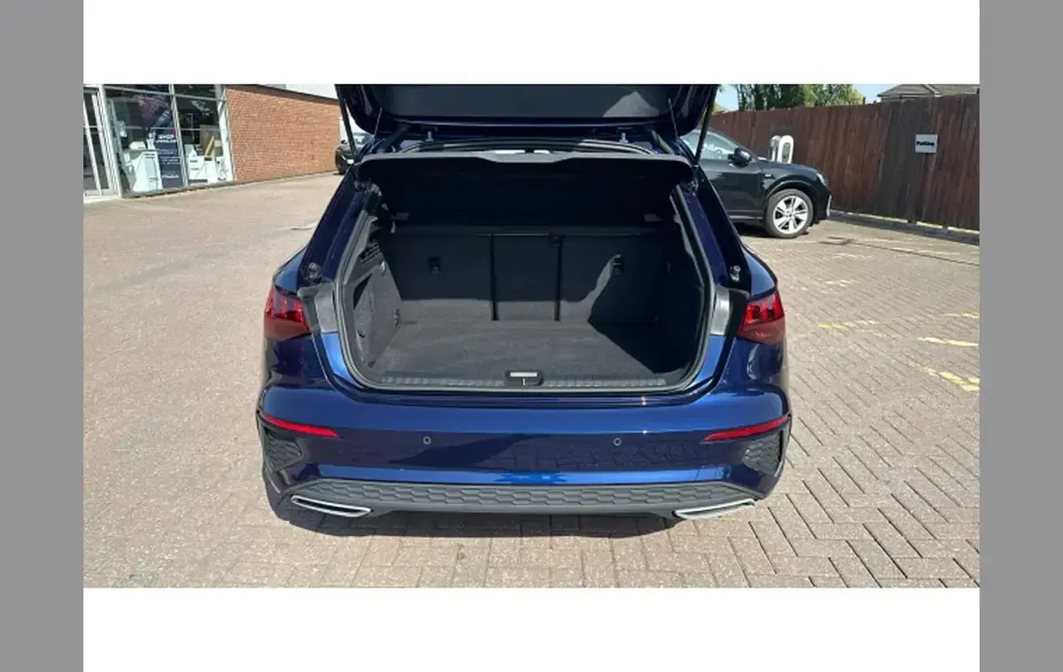 Used Audi A3 S-Line 150 HP (110 kW) 2023 Blue Sedan