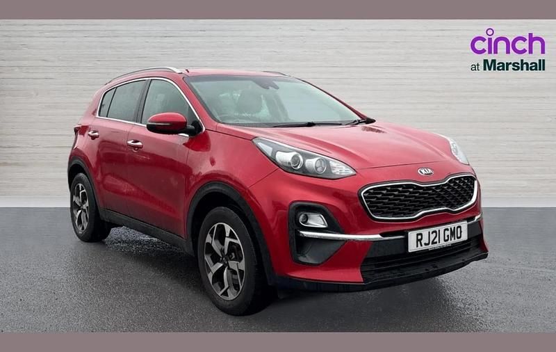 Used Kia Sportage 129 HP (94 kW) 2021 Red SUV