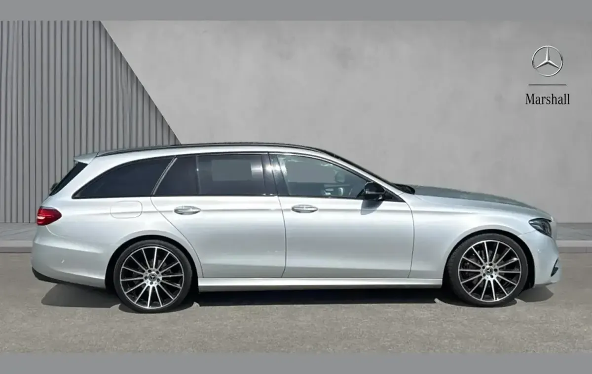 Used Mercedes E220 AMG line 194 HP (142 kW) 2020 Silver Estate