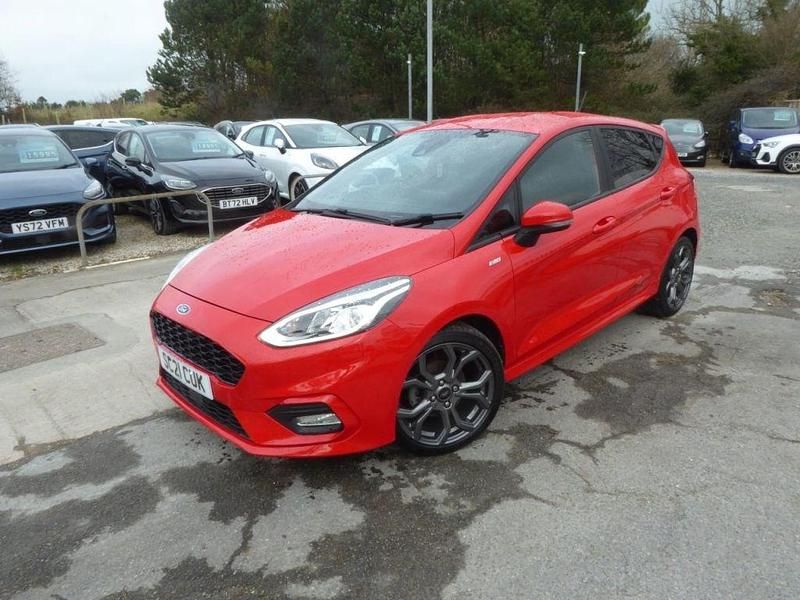 Red Used 2021 Ford Fiesta ST-Line Hatchback | £13,495 (Fair price) - Image 1/4
