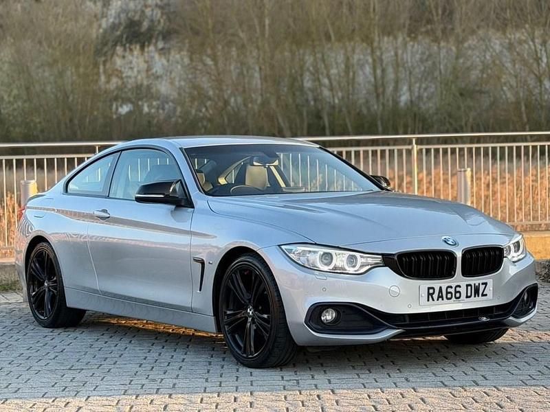 Used BMW 420 Sport Line 184 HP (135 kW) 2016 Silver Coupe