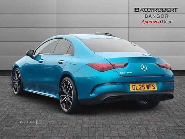 New Mercedes CLA180 AMG Line Premium 136 HP (100 kW) 2025 Blue Sedan