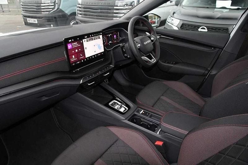 Used Skoda Octavia vRS 195 HP (143 kW) 2025 Moon white metallic Hatchback