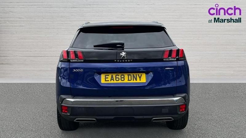 Used Peugeot 3008 GT-line 131 HP (96 kW) 2019 Blue SUV