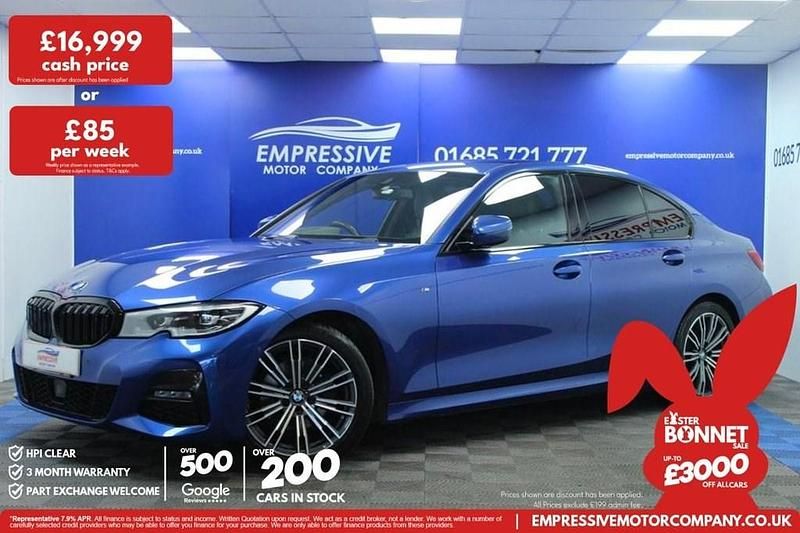 Used BMW 320 M Sport 190 HP (139 kW) 2019 Blue Sedan