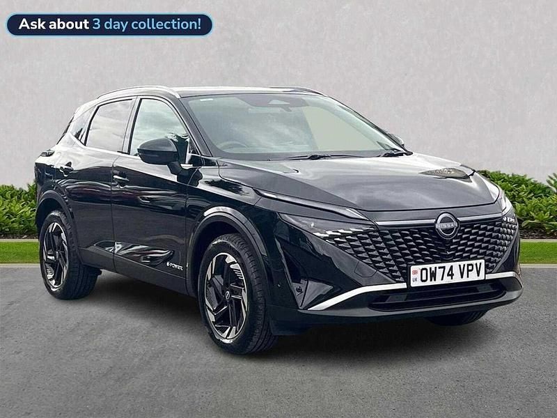 Black Used 2025 Nissan Qashqai N-Connecta SUV | £27,499 (A bit pricey) - Image 1/4