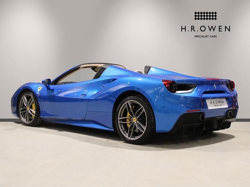Used Ferrari 488 2017 Blue Cabriolet