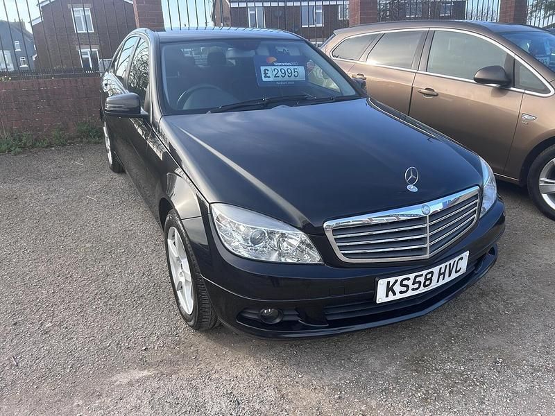 Begagnad Mercedes C220 SE 2009 Svart Sedan