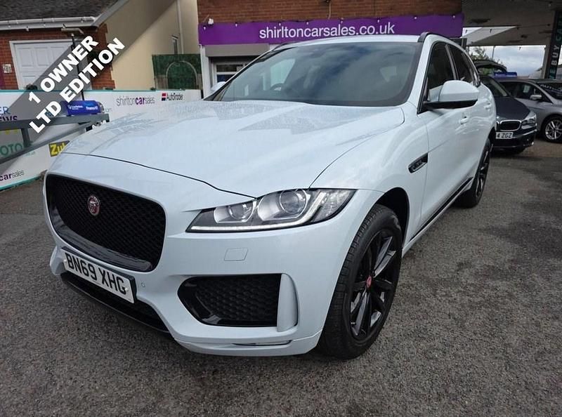 White Used 2019 Jaguar F-Pace Chequered Flag SUV | £17,990 (Fair price) - Image 1/3