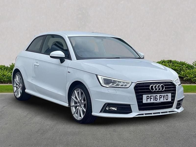 White Used 2016 Audi A1 S-Line Hatchback | £8,699 (Fair price) - Image 1/4