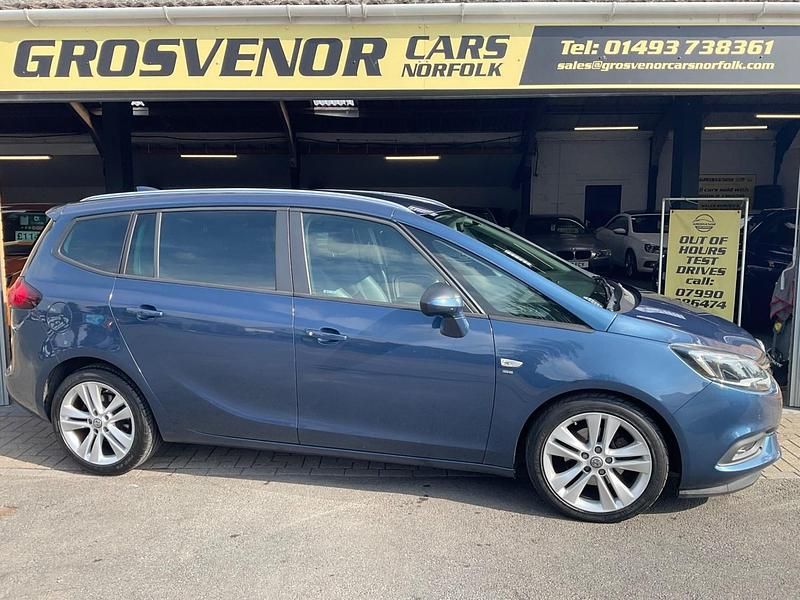 Blue Used 2017 Vauxhall Zafira Tourer SRi MPV | £6,495 (Fair price) - Image 1/4