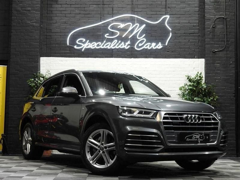 Grey Used 2019 Audi Q5 S-Line SUV | £17,995 (Good price) - Image 1/4