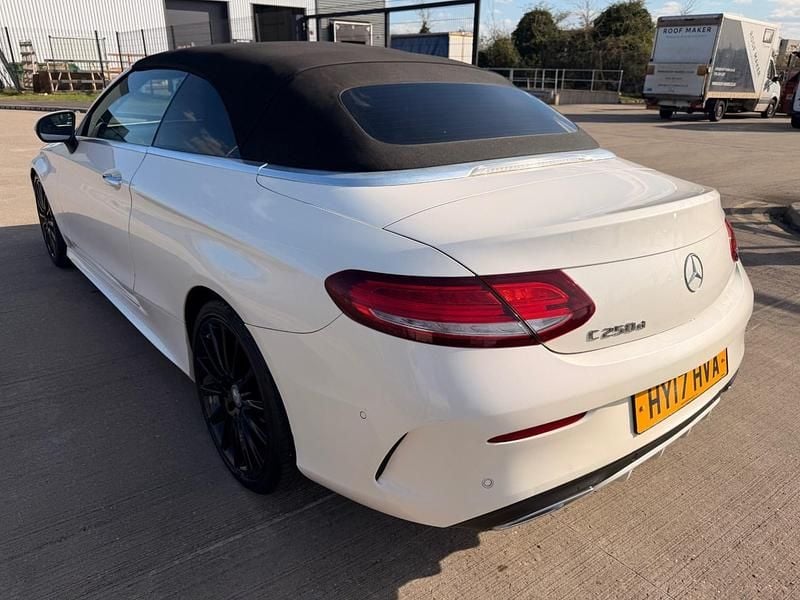 Used Mercedes C250 AMG Line Premium Plus 2017 White Cabriolet