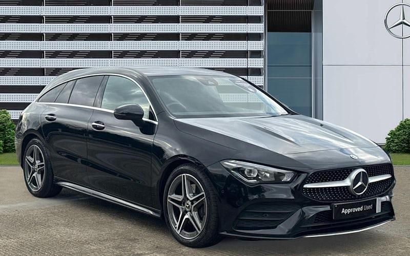Used Mercedes CLA220 Shooting Brake AMG Line Premium 190 HP (139 kW) 2022 Black Estate