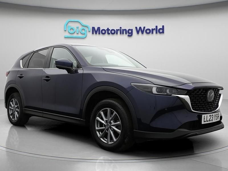 Blue Used 2023 Mazda CX-5 Center-Line SUV | £16,800 (Good price) - Image 1/4