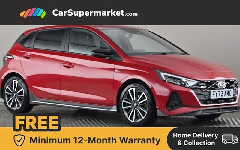 Red Used 2022 Hyundai i20 N Line Hatchback | £13,197 (Fair price) - Image 1/4