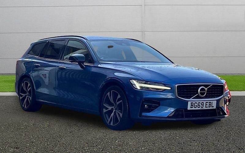 Used Volvo V60 R-Design 190 HP (139 kW) 2019 Blue Estate