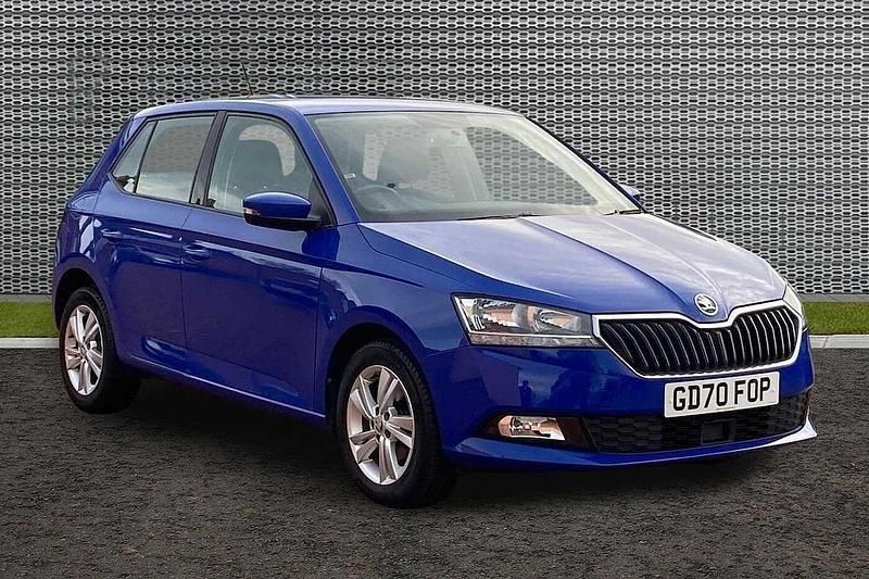Energy blue Used 2021 Skoda Fabia SE Hatchback | £8,101 (Good price) - Image 1/4