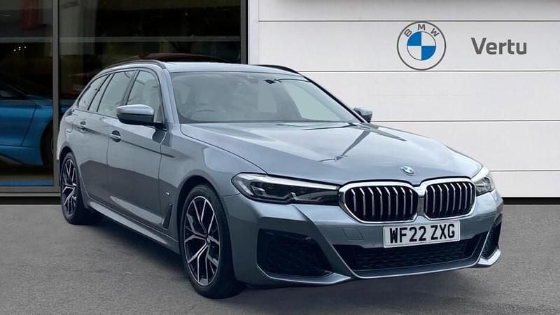 Blue Used 2022 BMW 520 M Sport Estate | £31,000 (A bit pricey) - Image 1/3