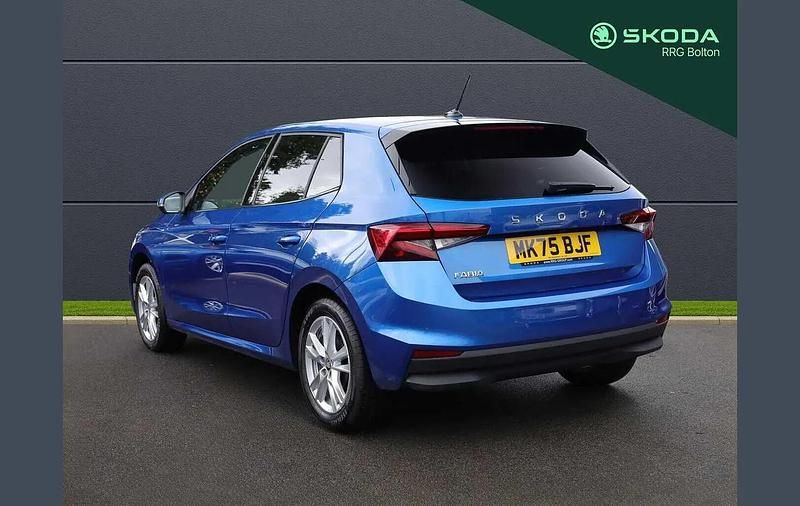 Used Skoda Fabia SE L 114 HP (83 kW) 2025 Race blue metallic Hatchback