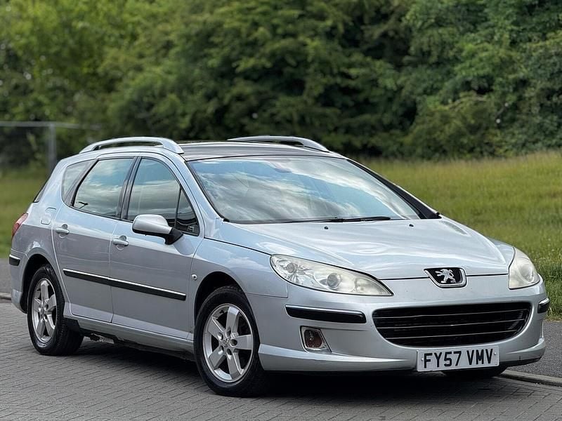 Silver Used 2007 Peugeot 407 Estate | £990 (Good price) - Image 1/4