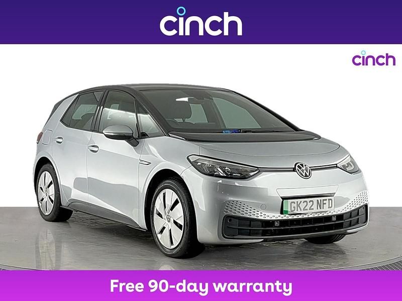 Silver Used 2022 VW ID.3 Pro Hatchback | £12,949 (Fair price) - Image 1/3
